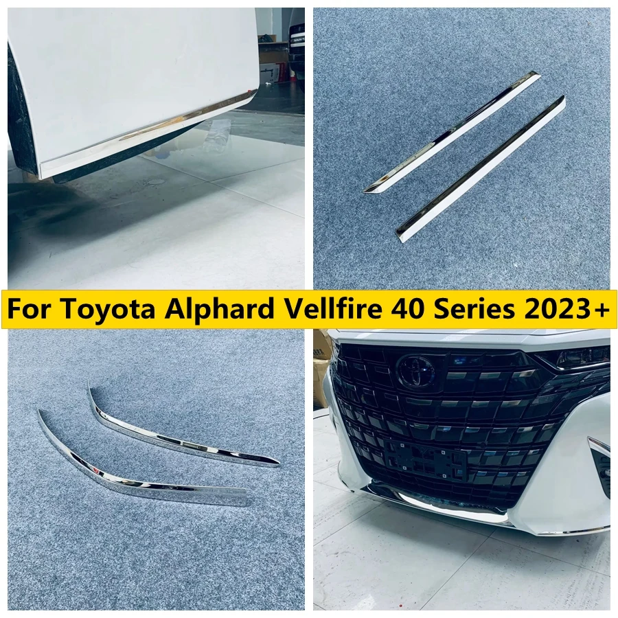 

Front & Rear Bumper Corner Anti Scratch Protector Guard Spilitter Strips Fit For Toyota Alphard Vellfire 40 Series 2023 2024