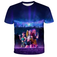 ￼   تي شيرت kpop Witch Hunter Group للبضائع رومي ميلا زوي بأكمام قصيرة تي شيرت صيفي غير رسمي للأولاد والبنات والأطفال 3