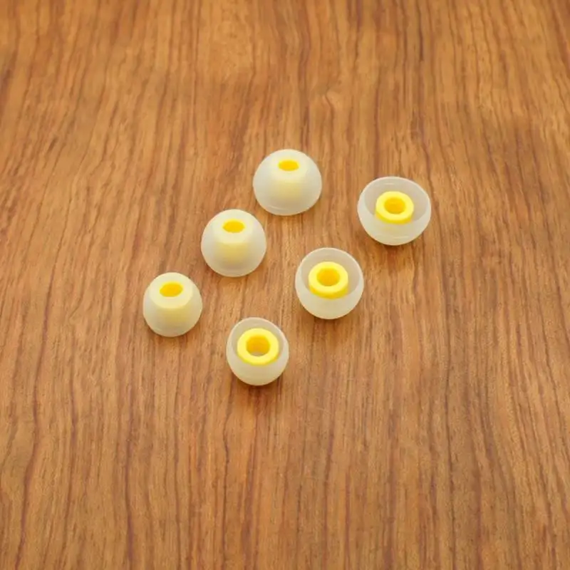 Premium High-Quality In-ear Silicone Eartips - 3/6 Pairs, Multi-Size (S/M/L)
