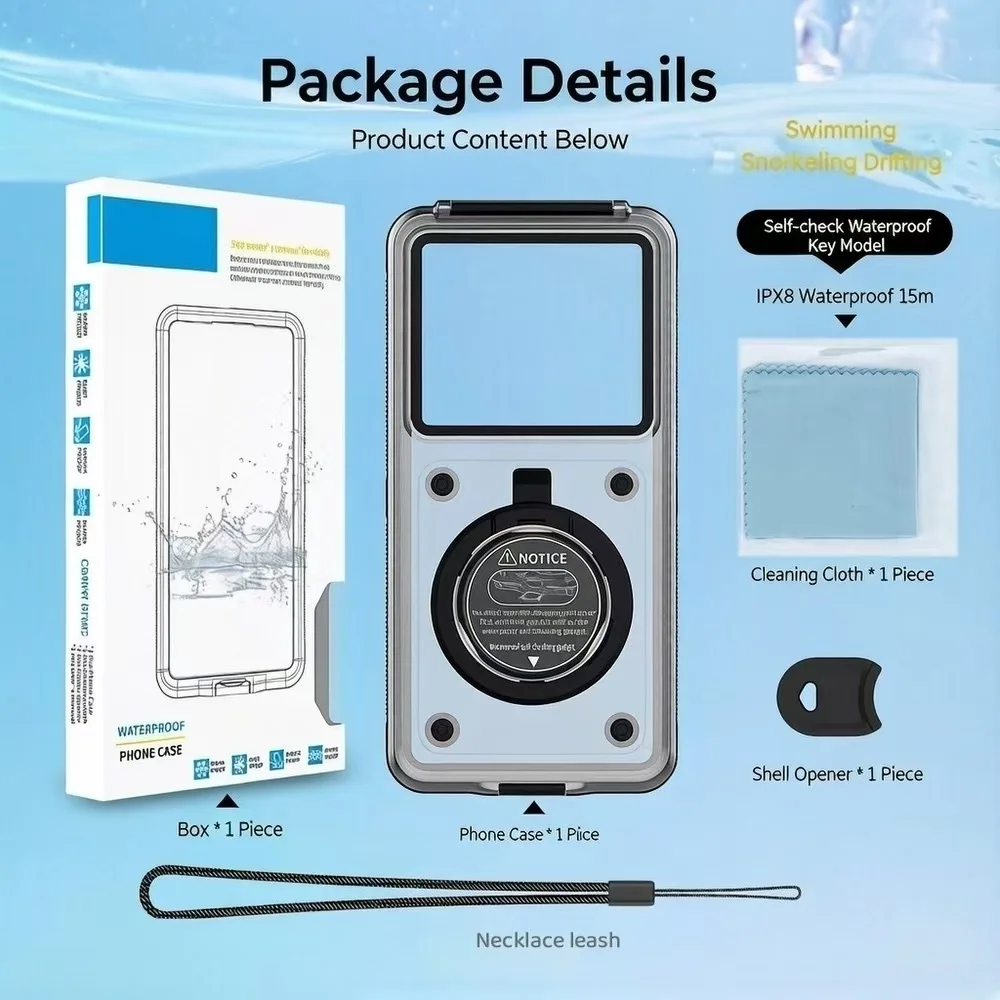 Professional Waterproof Universal Phone Case for Underwater Photography