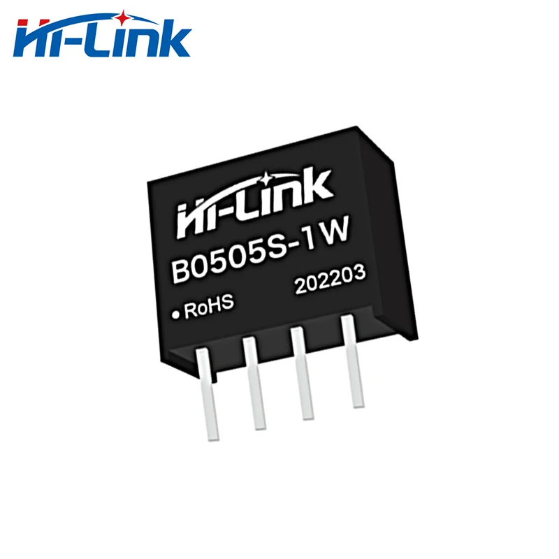 5pcs Hi-Link new small size low cost 5V 1W DC DC converter voltage transformer 1W Output smart home B0505S-1WR2