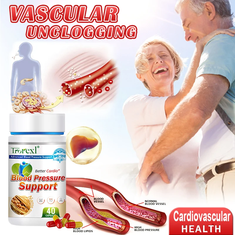 Health Supplement Nattokinase Capsules Blood Pressure Support Blood Vessel Clean Natto Capsule Lower Pressure Cardiovascular Health Hypertension Relief