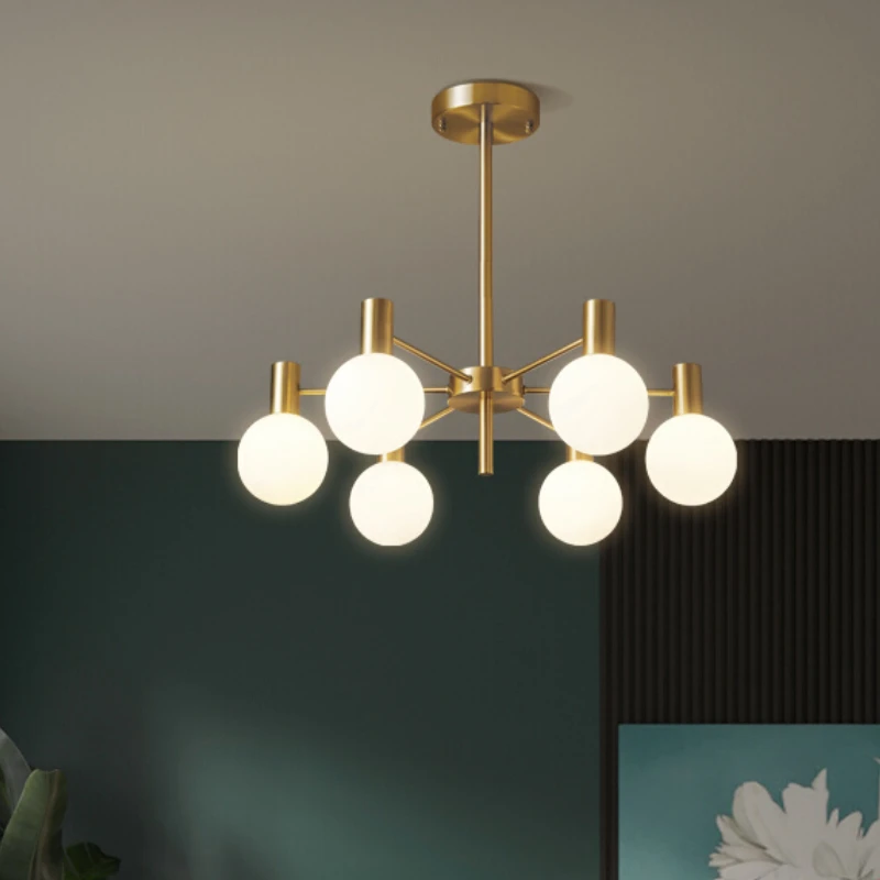 

cream style, Nordic minimalist magic bean molecular lamp, dining room, bedroom, support for Tmall Xiaoai Intelligent