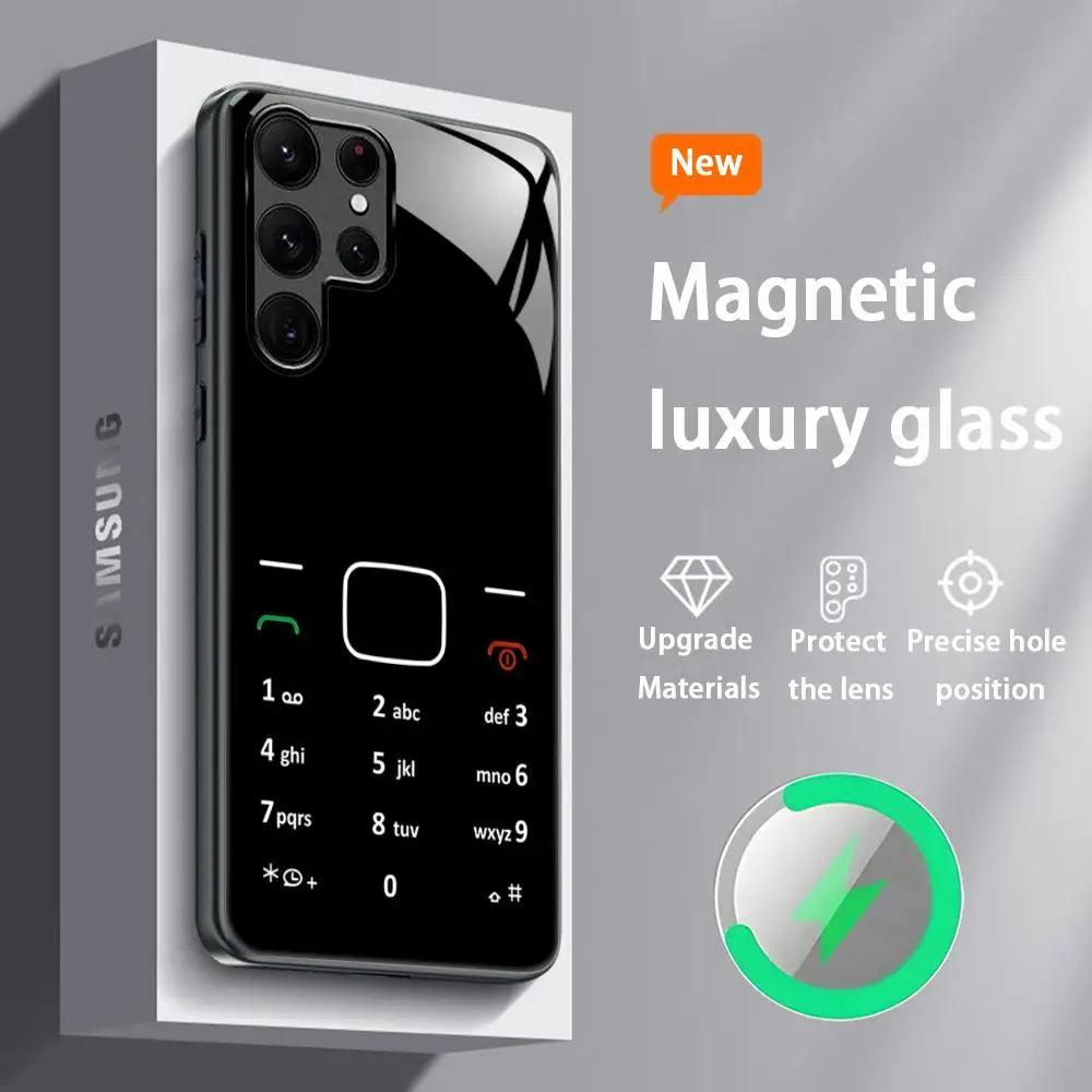 Premium Magnetic Glass Phone Case - Cool Design by N-Nokiaes-s Brand