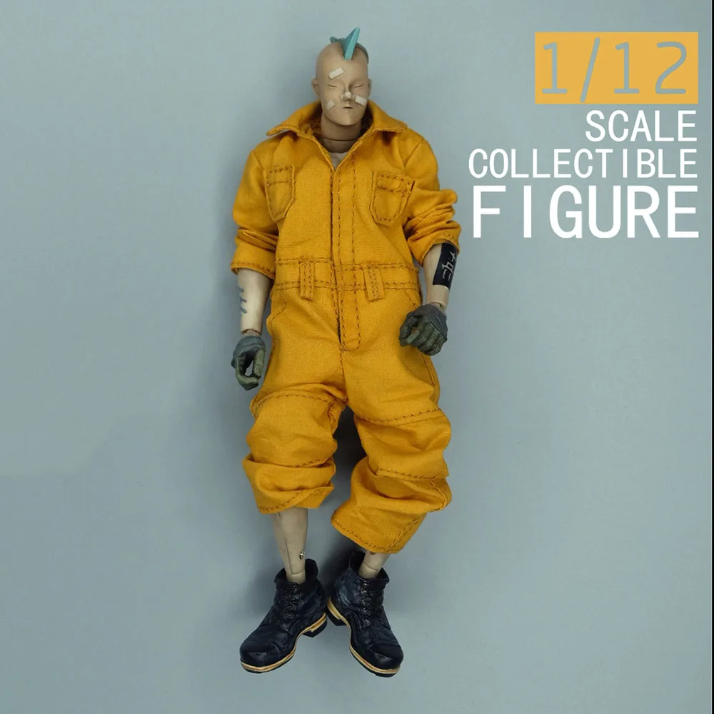 

3ATOYS 1/12th Fashion Trendy Bodysuit Work Uniforms No Body Figure Fit 6" DAM CF DID CF SHF MEZCO Action Figure Collectable