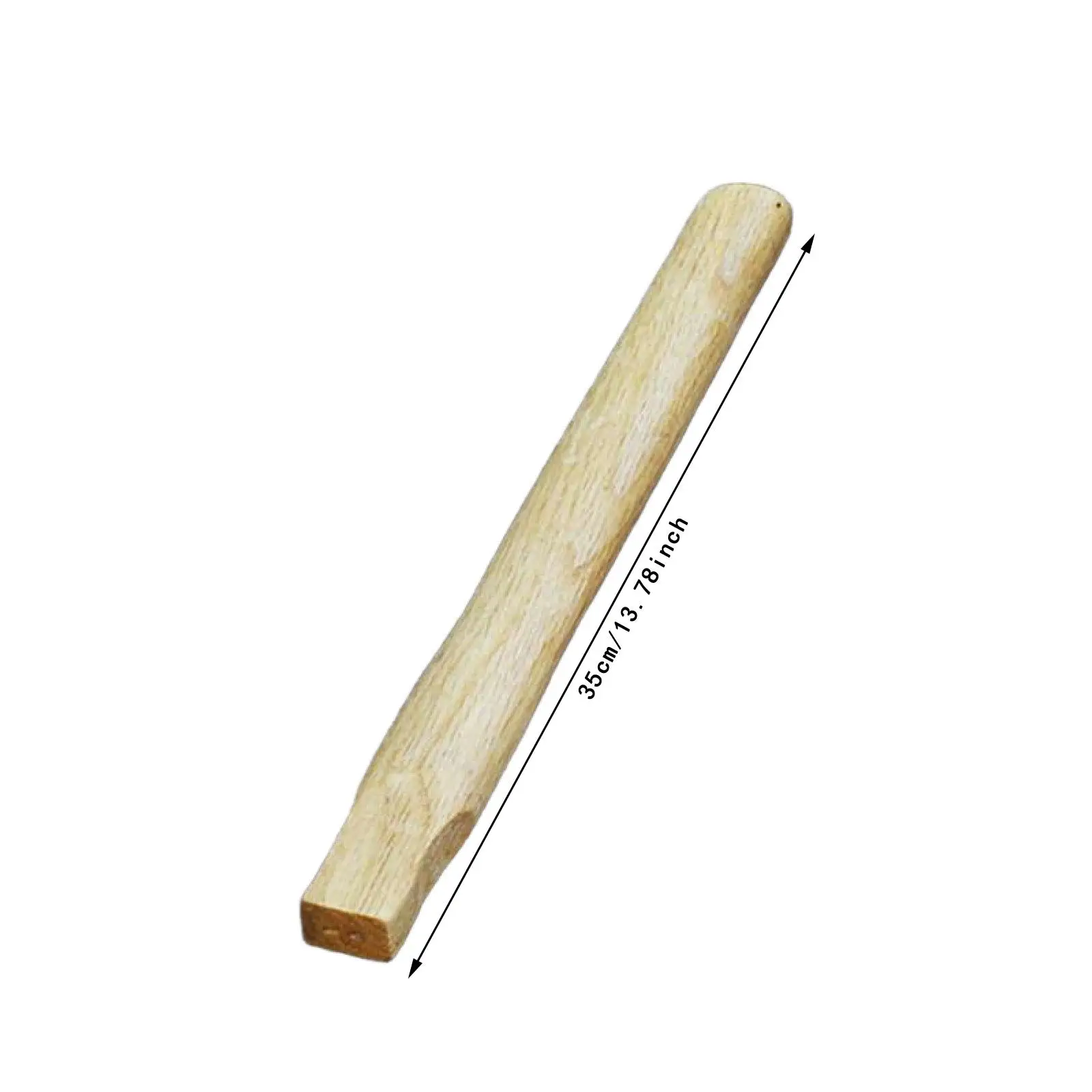 Wood Hammer Handle Convenient Sturdy Easy to Use Accessory 13.78inch Length