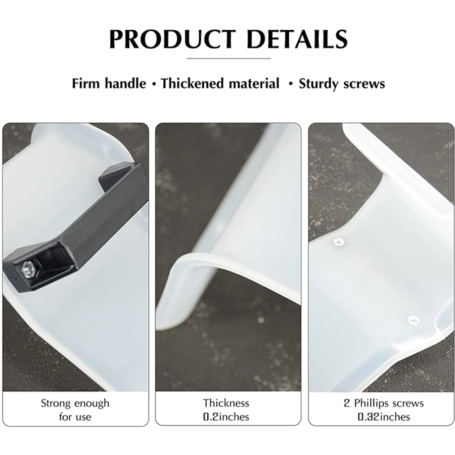 Handy Garden Corner Flooring Molds, Plastic Handle, Plastering Concrete Trowel Tool, Masonry Cement Mortar Repair Margin 5