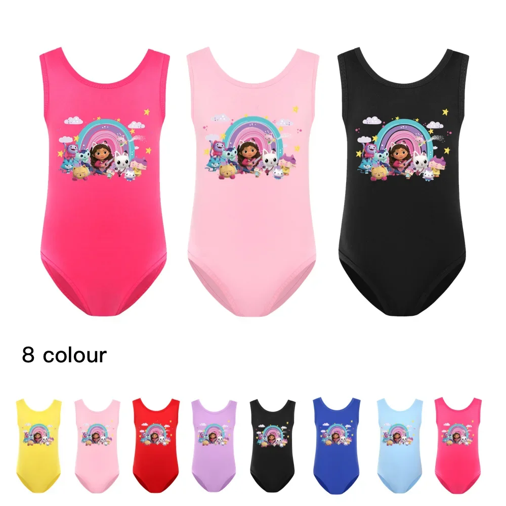 GirlsSwimsuitGabbysDollhouseBathingSuitChildrensCartoonGabby