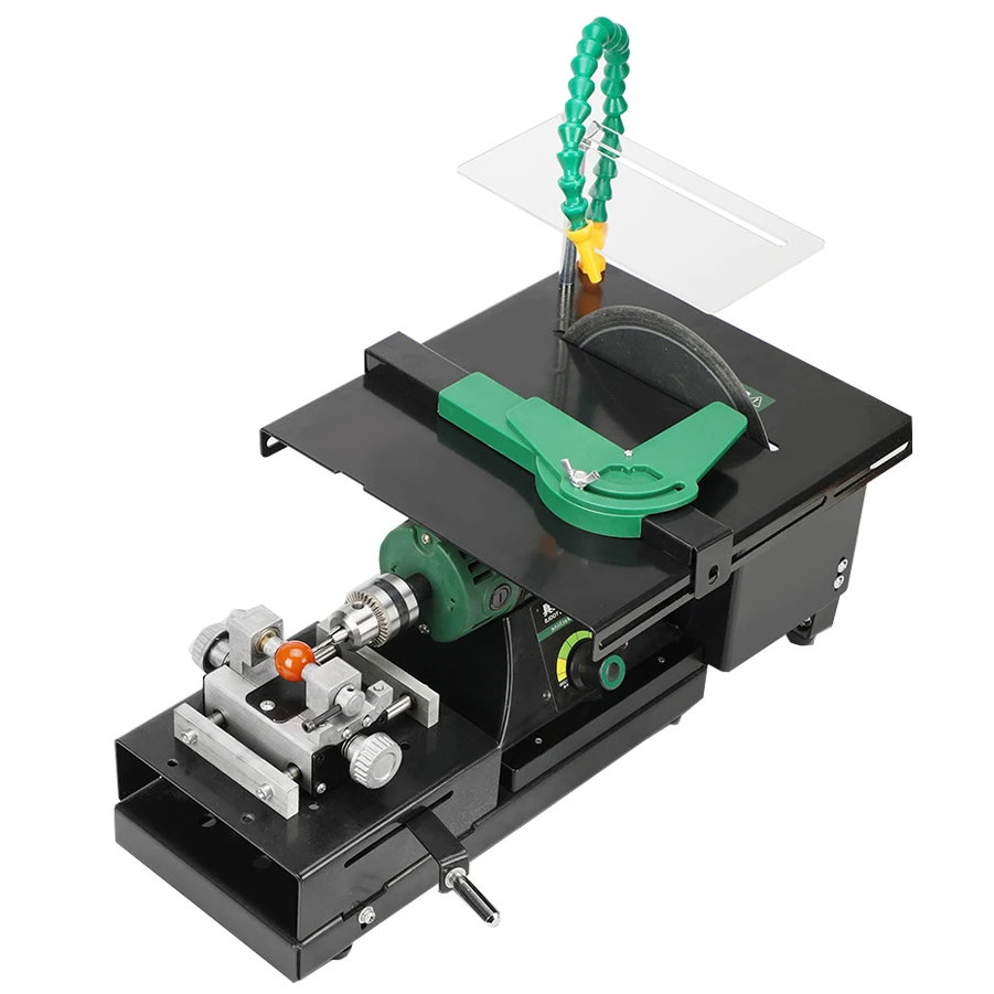 

Mini Table Saws DIY Jewelry Lapidary Equipment Benchtop Buffer Rock Grinder Polishing Machine