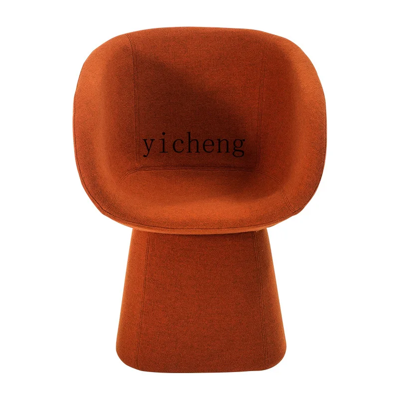

Zc Single Dining Chair Modern Minimalist Single Cloth Chair Nordic Living Room Recliner Negotiation Leisure Chair