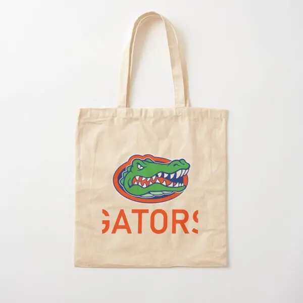 

Florida Gator Baseball Shirt Cotton Canvas Bag Designer Handbag Shoulder Bag Reusable Women Tote Unisex Casual Foldable Travel