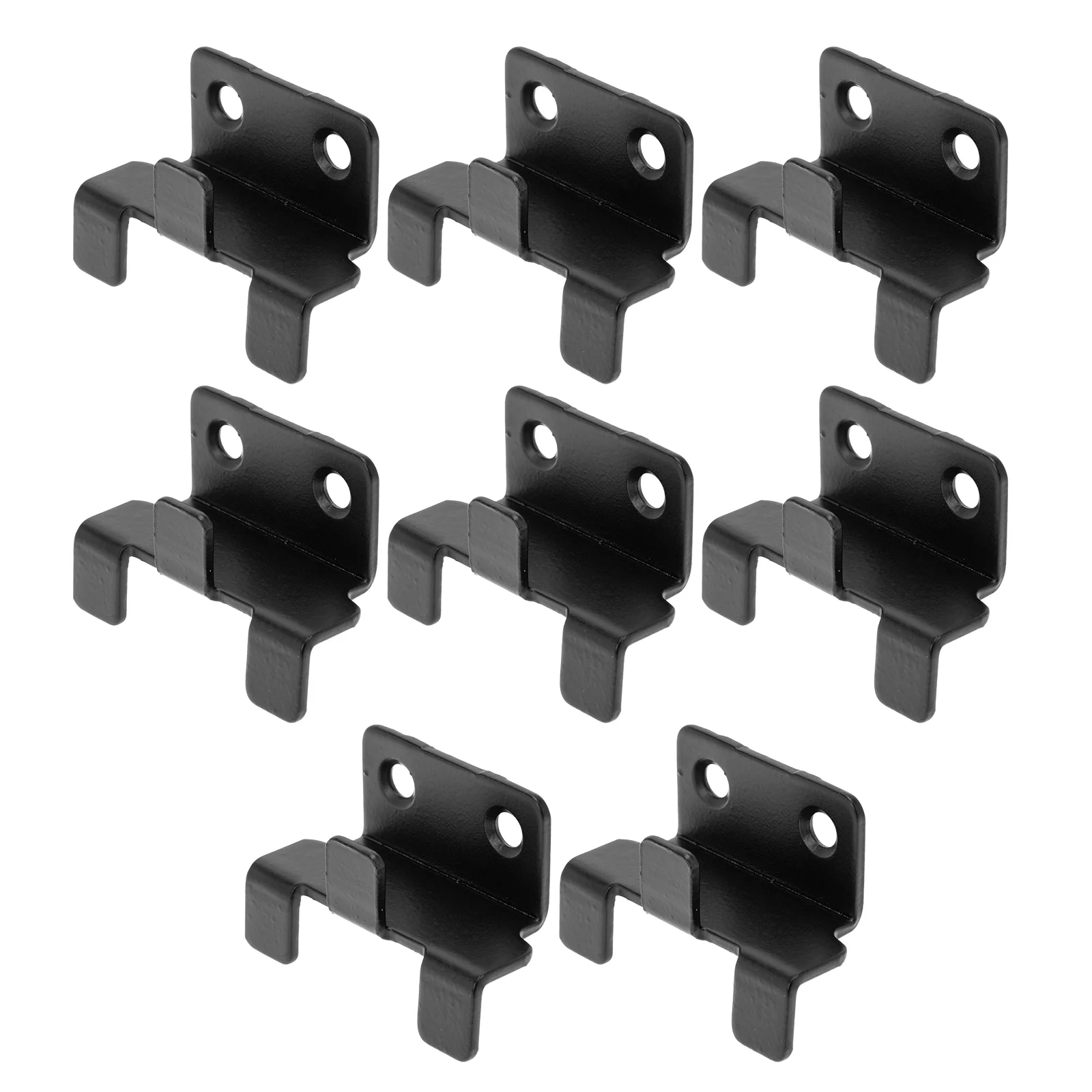 

8 Pcs Black Hangers Hook Ceramic Hanger Wall Hooks Picture Frames Bracket Clothes Picture Frame Display Metal Hanging Code