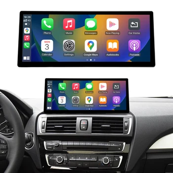Pantalla táctil multimedia para coche de 12.3 pulgadas ultrafina con CarPlay inalámbrico y sistema Linux para BMW Serie 1 y 2 F20 F21 F22 F23 F45 F46 NBT EVO 1