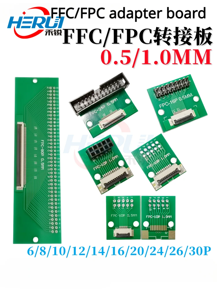 Placa adaptadora FFC FPC enchufe recto de 0 5 1 0 MM a 2 54 6 jpg placa-adaptadora-ffc-fpc-enchufe-recto-de-0-5-1-0-mm-a-2-54-6-jpg