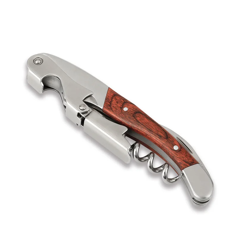 20pcsRedWineBottleOpenerHouseholdStainlessSteelColorWoodWine