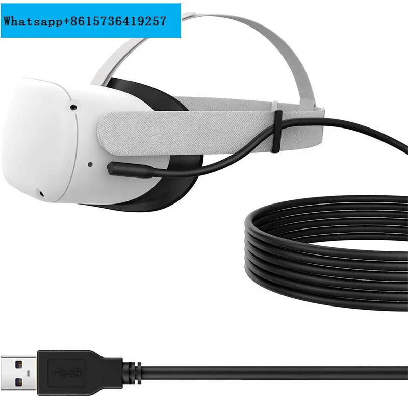 Quest2 Link Usb- C Steam Vr Type- C 3.1 Cavo Dati 5M