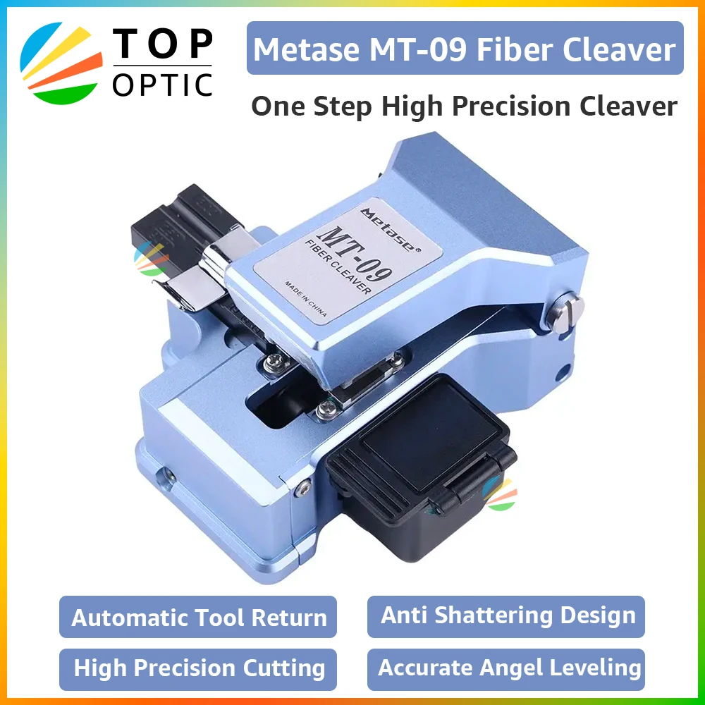 

Metase MT-09 Fiber Cleaver With Blade Cable Cutting Knife FTTT Optic Knife Tools Cutter High Precision Cleaver Cutting