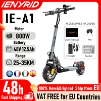 IENYRID A1 Trottinette électrique pliable 800W/48V/12.5 AH E-Scooter Vitesse maximale 45KM par heure Autonomie maximale 20-30KM Trottinette électrique urbaine pour adultes 1