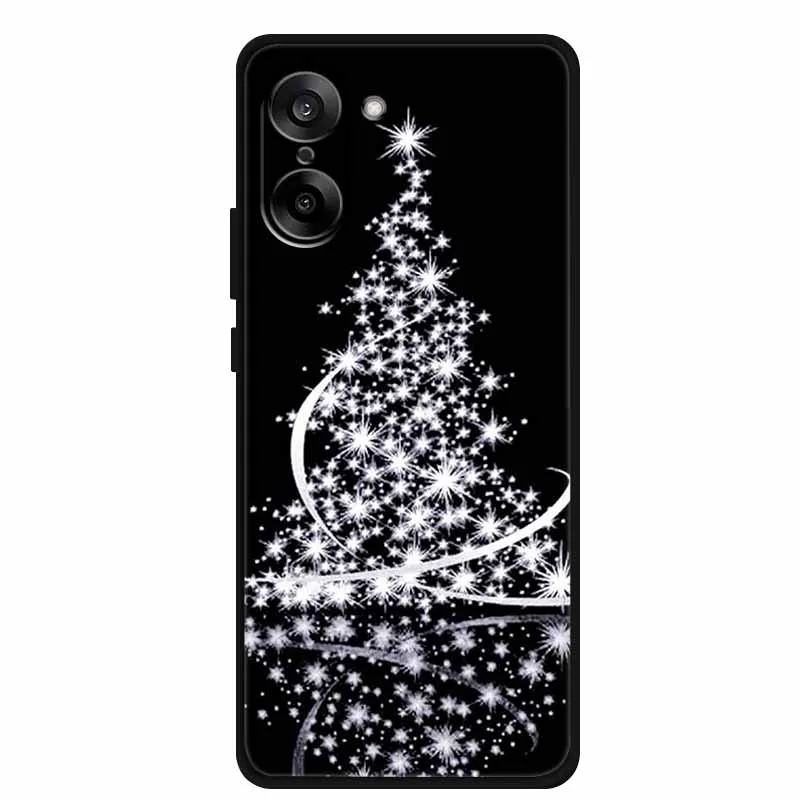 Sleek Black Soft Silicone Shockproof Phone Case