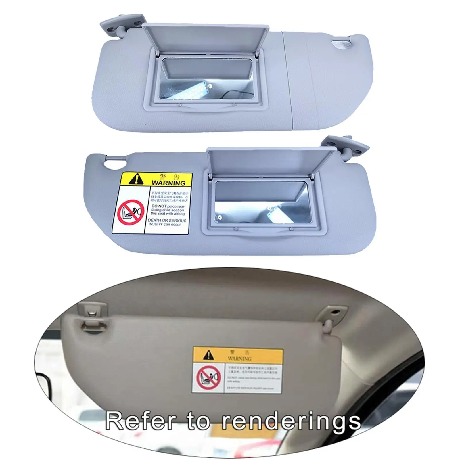 Car Sun Visor Car Sun Visor Shade Board Replaces For Peugeot 301 for Citroen C3 Left Right Side