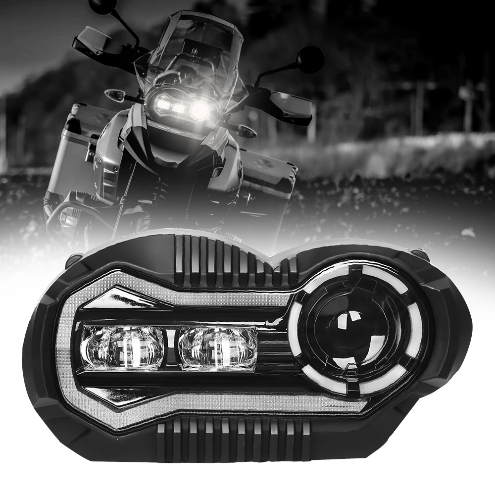 

Emark motorcycle lighting system luz led moto faros para moto headlight headlamp for BMW R1200GS 2004 2012 Adventure 2005 2013