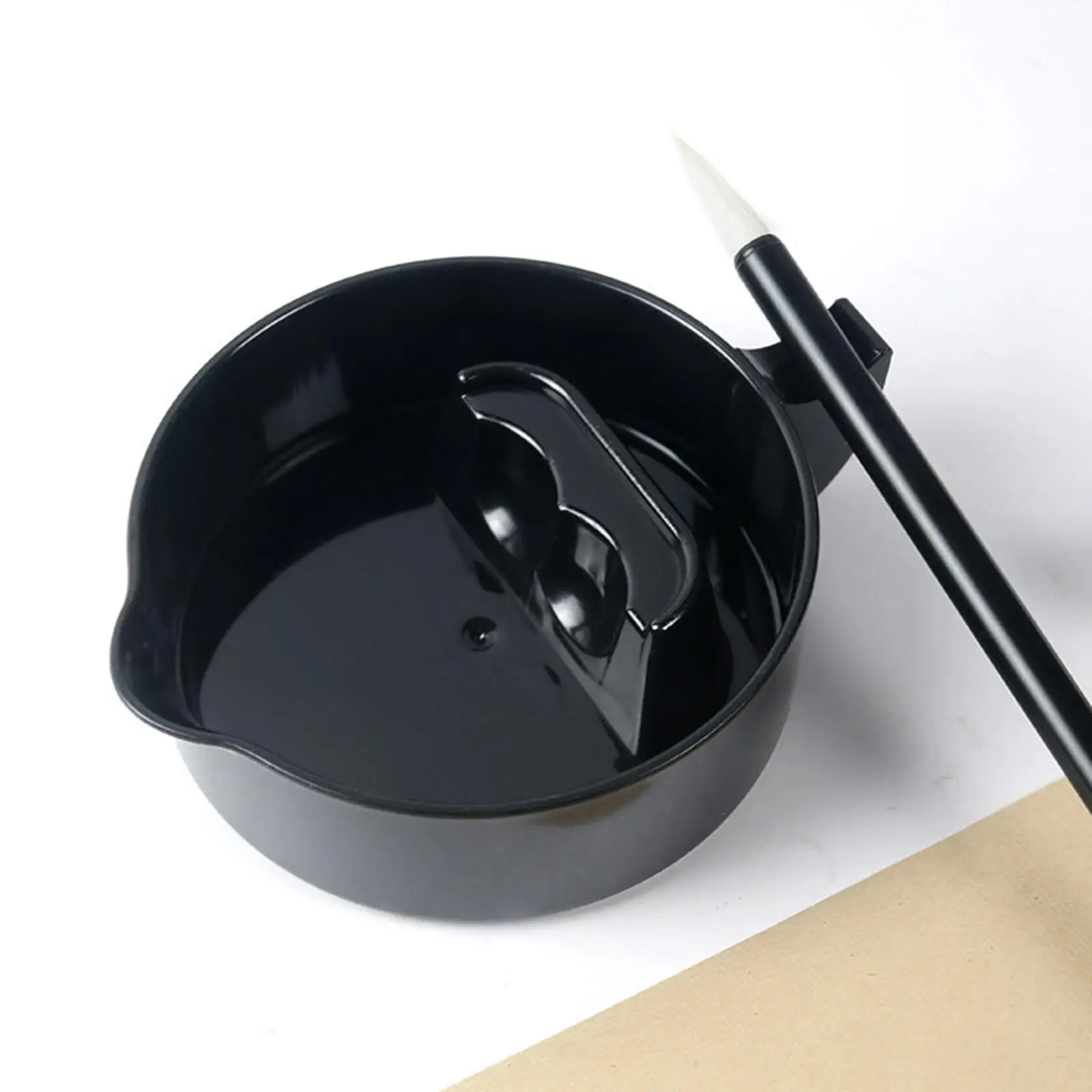 Calligraphy Inkstone Calligraphy Ink Box Multifunctional Students Supplies Writing Inkstone Ink Well Dish Inkstone with Cover Calligraphy Inkstone Calligraphy Ink Box Multifunctional Students Supplies Writing Inkstone Ink Well Dish Inkstone with Cover