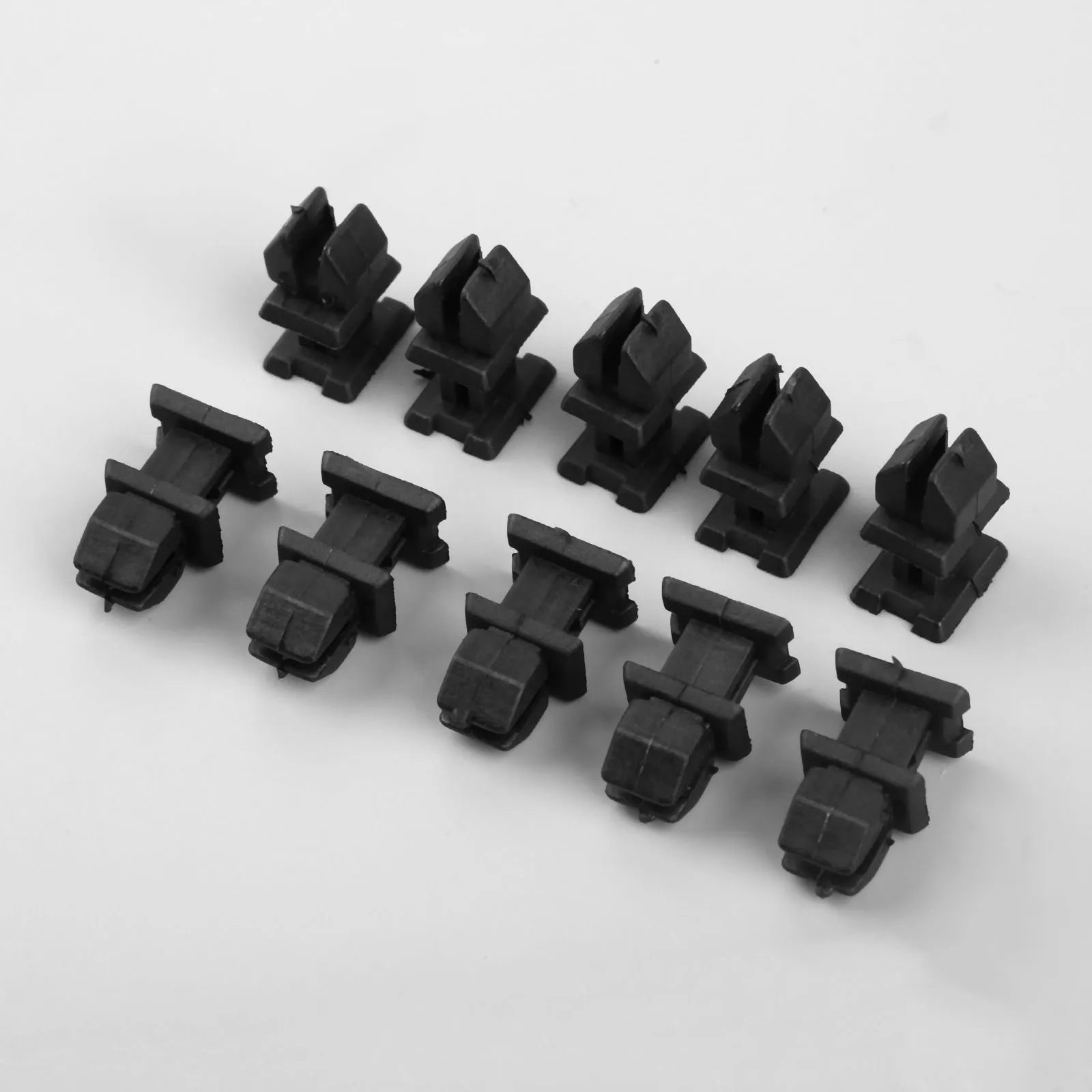10Pcs Auto Fastener Boot Trim Clips Strip Cover Per Mercedes Benz Slk Clk Sl S W220 W140 Cls Class Rivetti Per Auto In Plastica Nera