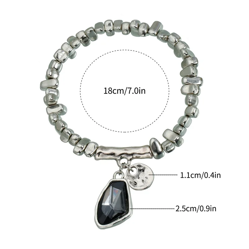 1Pc New Trendy Beads Choker Necklace For Women Elegant Black Irregular Pendant Necklace Bracelet For Wedding Party Jewelry Gift_voghion.com