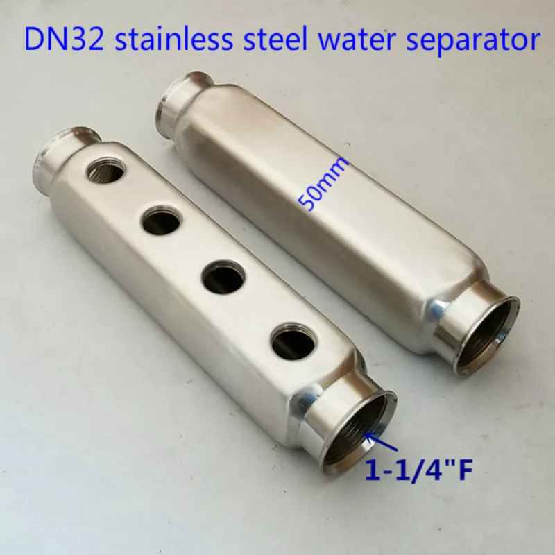 DN32 heat systems stainless steel manifolds Stainless steel water underfloor heating Water   Distribution Manifold for 1/2 pex