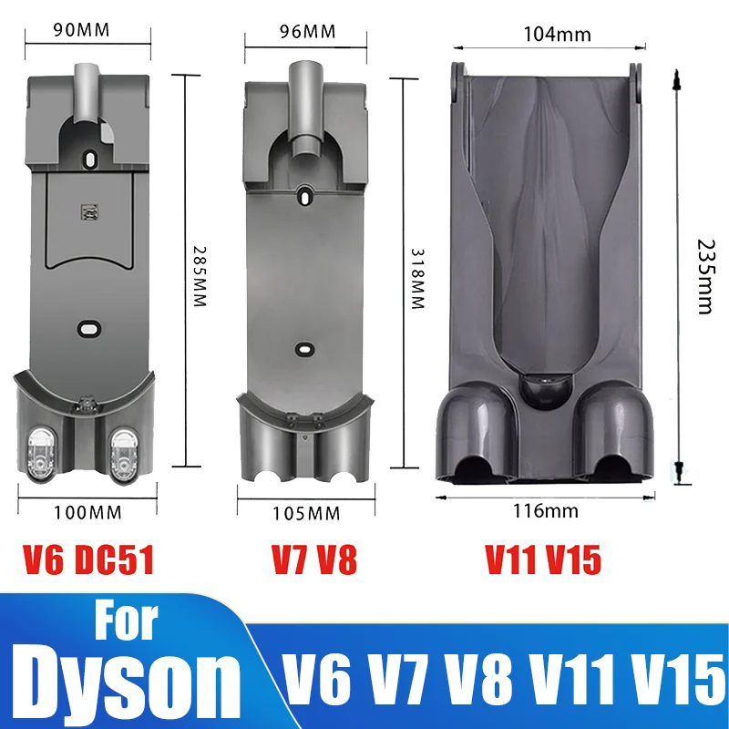Für Dyson V6 V7 V8 V11 V15 Staubsauger Dockingstation Ersatzteile, Ersatzteilhalter, Ladegerät-Aufhänger, Düsenhalterung