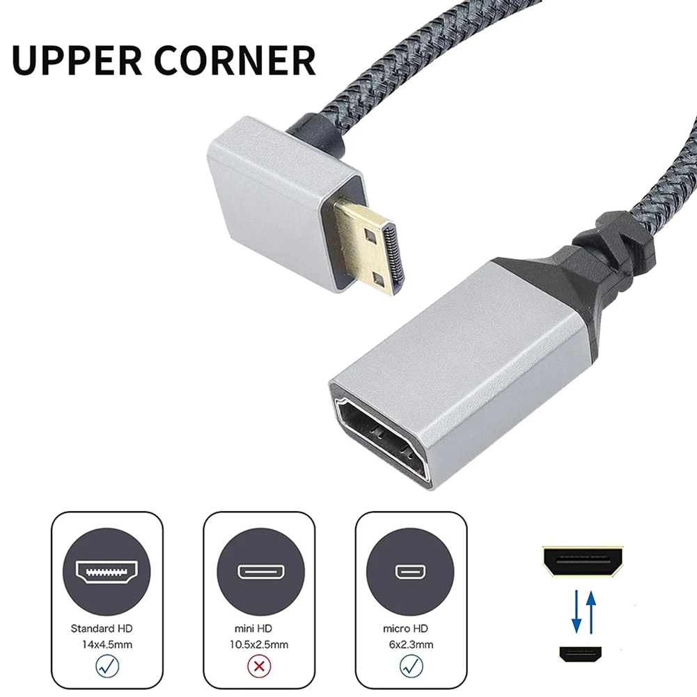 ̴ HDMI ȣȯ M-F ͽټ ̺, 20cm, 4K @ 60HZ, HDMI ȣȯ ̺ V2.0