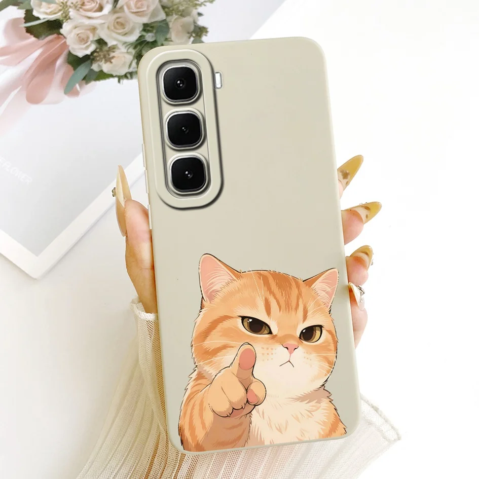 Cute Cartoon Candy Color Anti-Slip Silicone Phone Case with Lens Protection