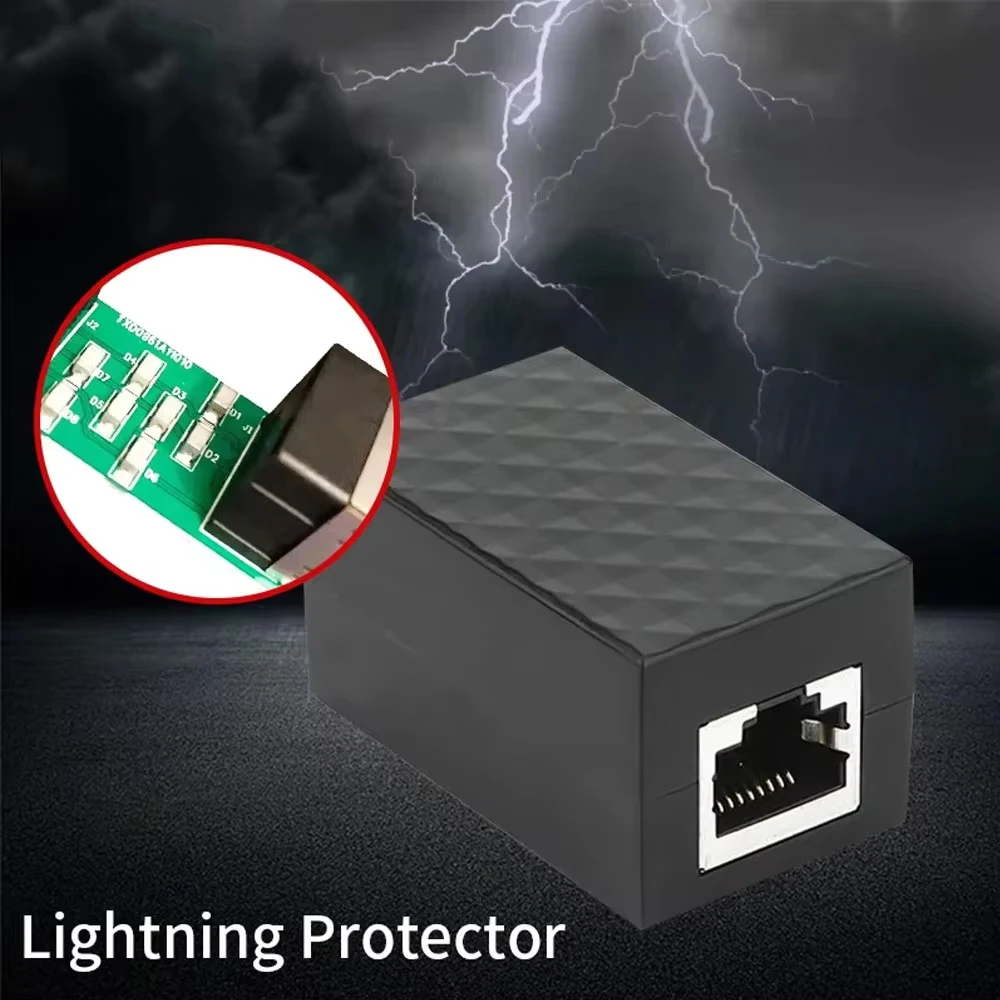 Ethernet Adapter 5Pcs RJ45 Connector Cat7/6/5e Ethernet Adapter Connector Ethernet Cable Network LAN Adapter for Cable Female to Female