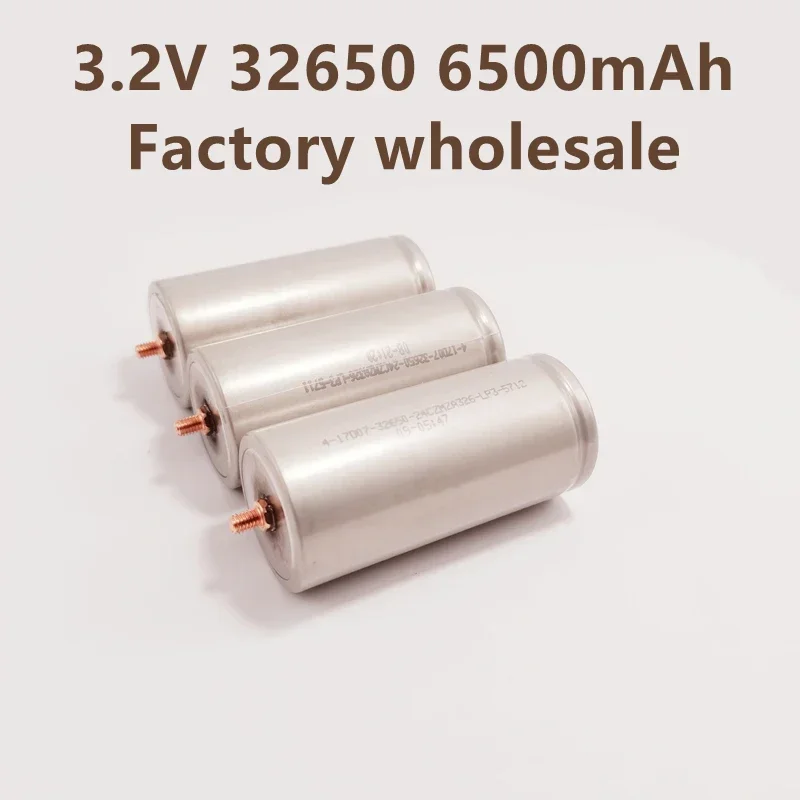 

10pcs100% Original 32650 6500mAh 3.2V lifepo4 Rechargeable Battery Professional Lithium Iron Phosphate Power Battery with screw