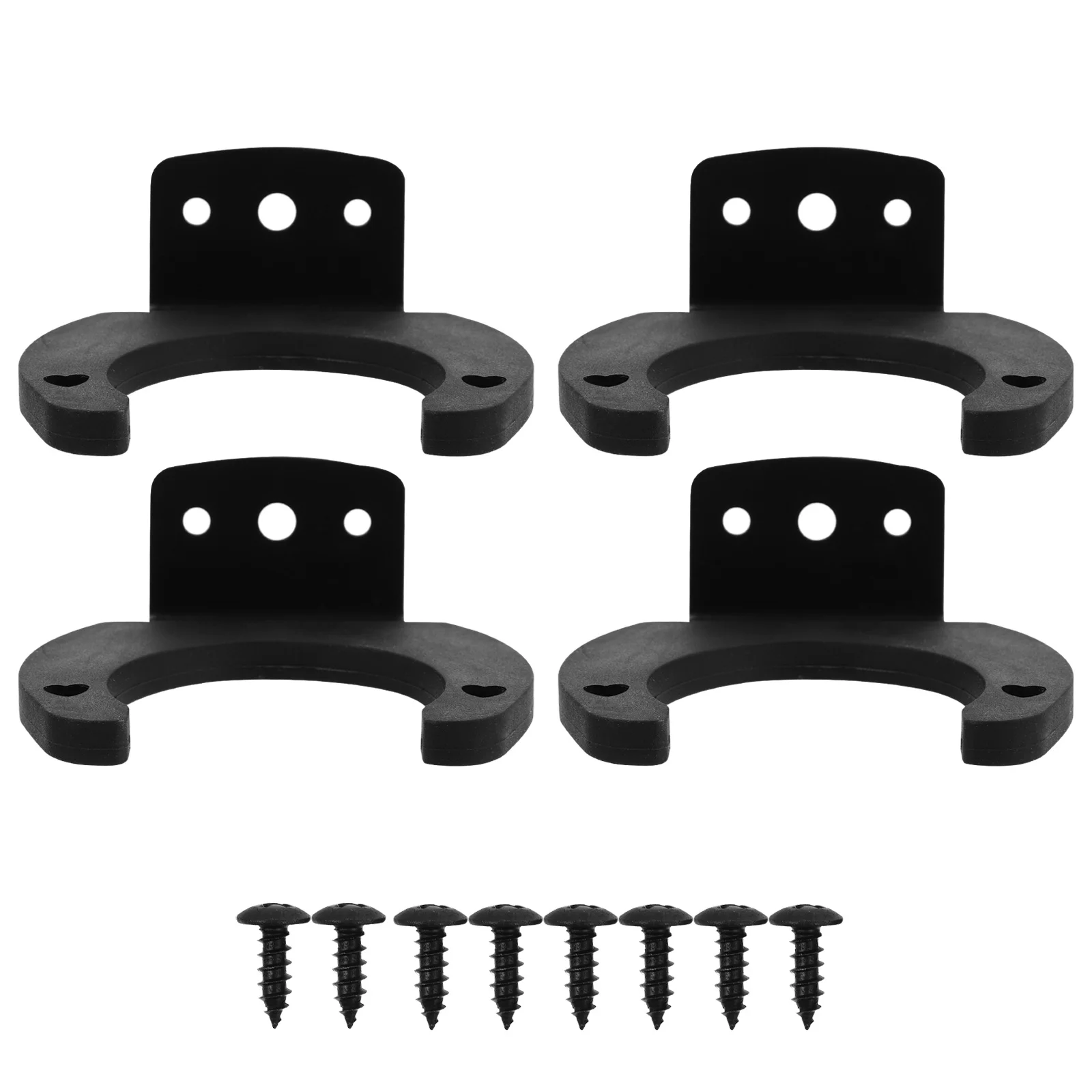 

4 PCS Microphone Hook Wall Boom Mount Magnetic Hooks Holder Wireless Hanger Lace