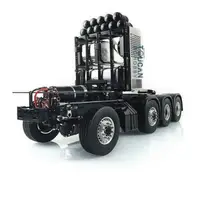 SALE 1/14 LESU 8X8 Metal Axle Gearbox Chassis Equipment Rack for RC Truck Tamiyay 3363 1851 Remote Control Tractor Th16496 2