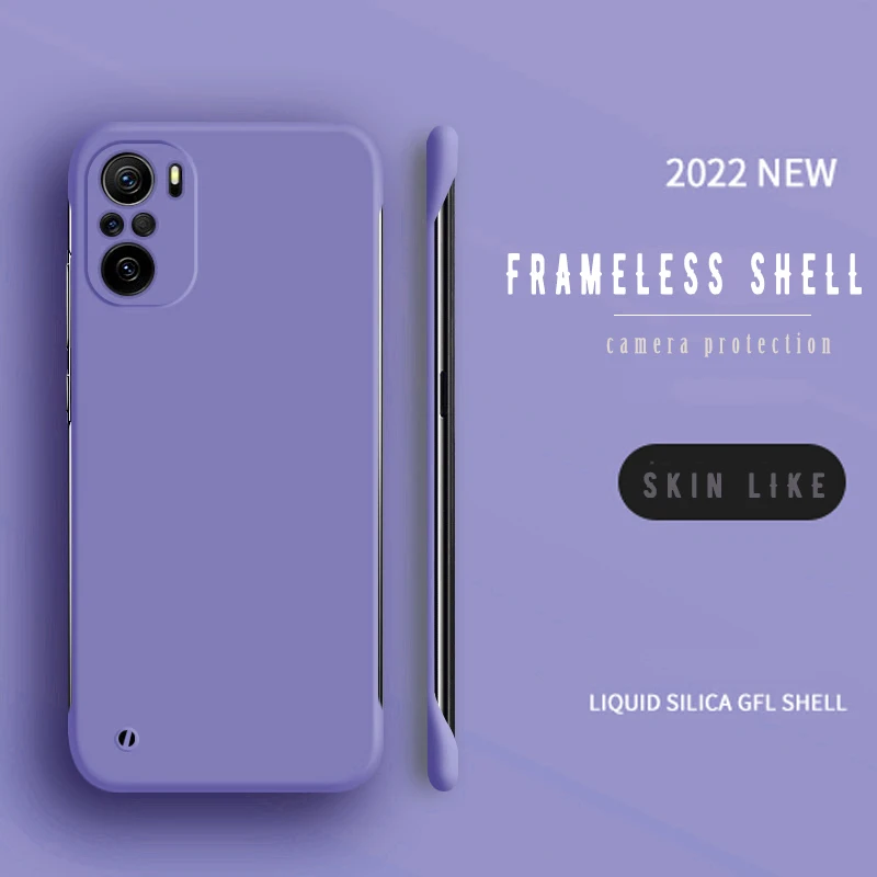 Einfache schlanke dünne Matte Handyhülle für XIAOMI Mi 12 11 Ultra 11T 9 9T 10 10S 10T Lite Pro Bumper Poco F3 Rimless Co_voghion.com