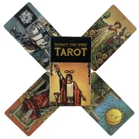 Radiant Wise Spirit Tarot Cards A 78 Rider Deck Oracle English Visions Divination Edition Borad Playing Games 1
