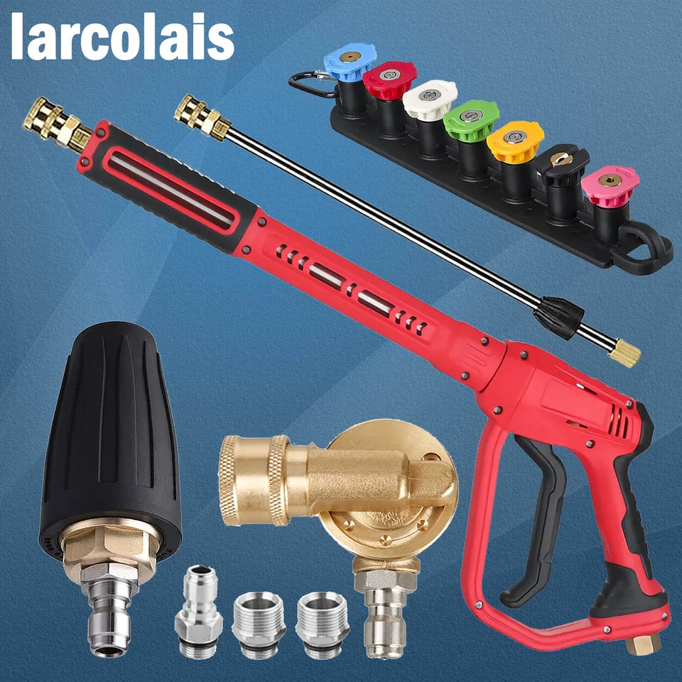 Pompa Per Lavaggio Auto Ad Alta Pressione, Pompa Per Acqua Portatile Kit Di Lavaggio Con Pistola 130ps Dc 12v 80w Per Pneumatici Per Portiere Auto 87132325