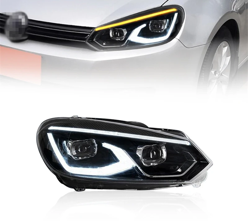 

Фара в сборе для Volkswagen 6 поколения Golf 10-14, фара в сборе для гольфа 6 поколения GTI, фара для езды на коньках, дневные ходовые огни