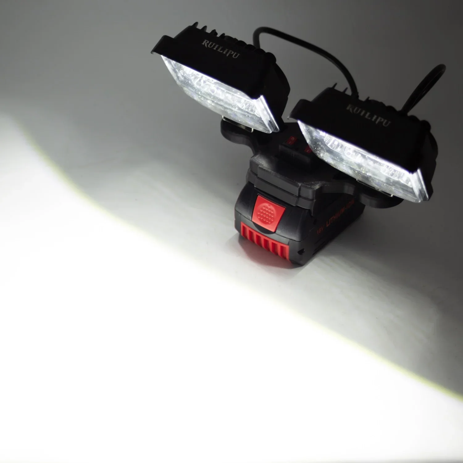 LED Work Light For Bosch 18V Lithium Battery Operated Wireless Outdoor Portable Lamp ( Battery Not Included )