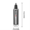 Portable, sleek, versatile 4-in-1 compact nose hair trimmer for men - Convenient grooming kit for precision beard shaping - Must 6