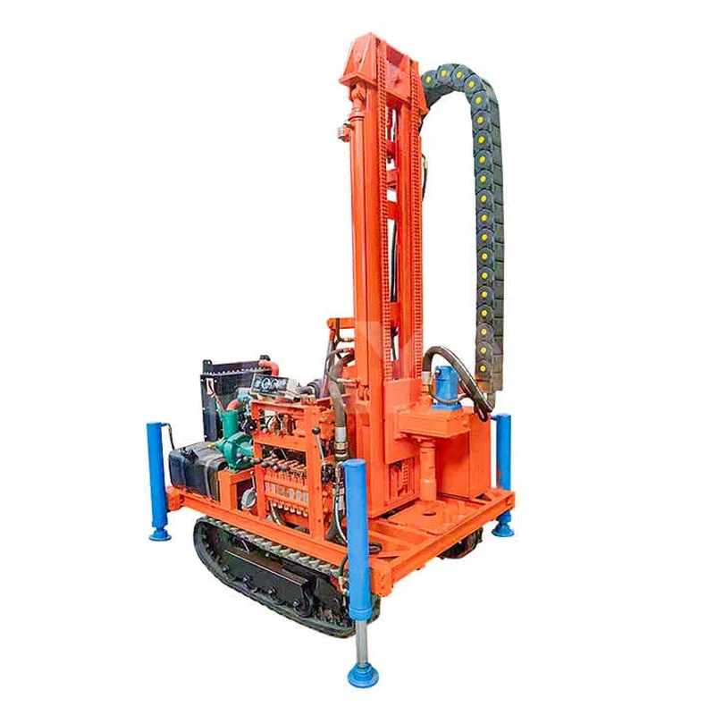 150M Portable Deep Water Well Rig Machines Price Crawler Water Drilling Rig For Sale 2