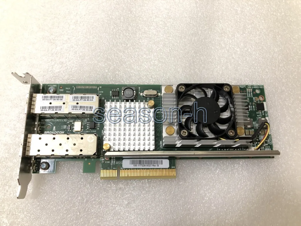 

BCM57711 10Gb 10GbE сетевая карта PCIE с двумя портами