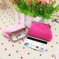 2025 New women Coin Purse oil Wax  Leather Wallet 4 Inch Buckle Mini Wallet Coin Bag Lipstick Storage Bag Ladies Clutch Bag 1