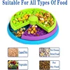 Dog Puzzle Slow Feeder Interactive Dog Puzzle Game 3 Layers Detachable Slow Eating Dog Bowl Anti-anxiety Dog Feeder Bowl 5