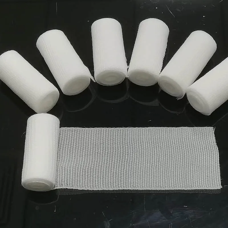 3pcs/lot Baby Cotton Gauze Wound Dressing Nursing Care Patches Strips Adhesive Plasters Elastic Bandages First Aid Baby Care