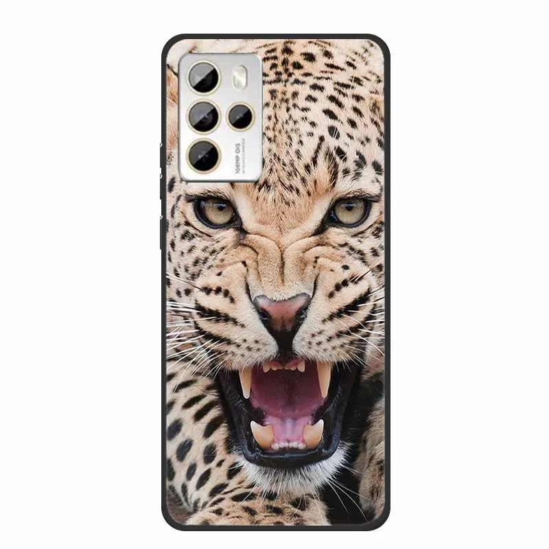 Cartoon Wolf Silicone Soft TPU Phone Case - Animal Design Protector Coque