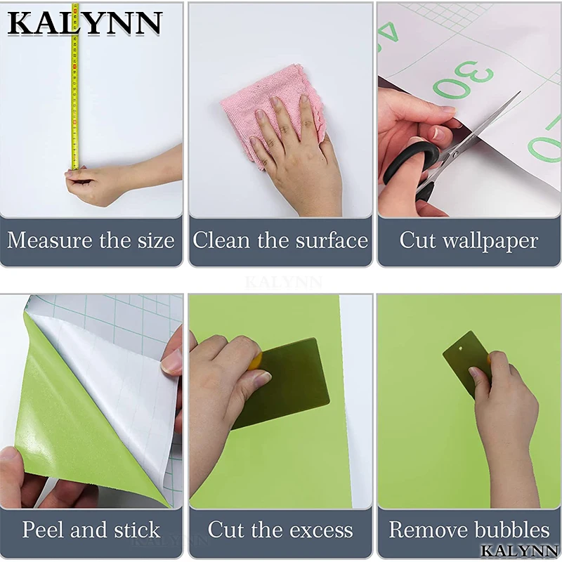 PVC Self Adhesive Wall Paper Shiny  White DIY Decorative Film Furniture Renovation Stickers Kitchen Cabinet Waterproof Wallpaper 6