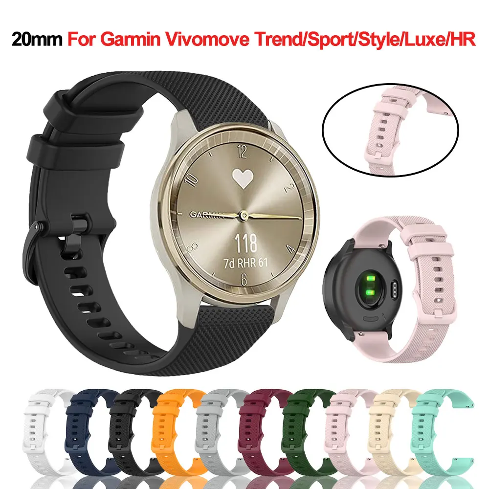 20mm Silicone Watch Strap - Premium Wristband Bracelet